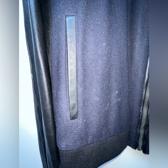 vintage bespoken leather varsity jacket size M - Picture 5 of 13